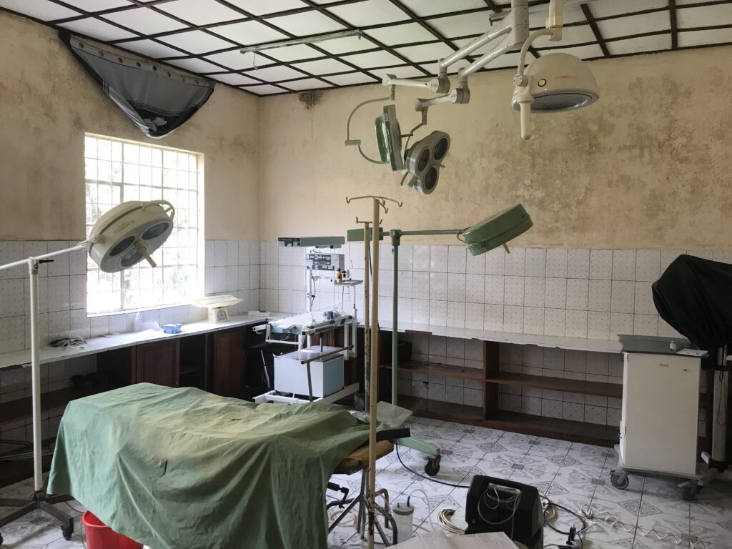 Old operating theatre at the Panzi Hospital
